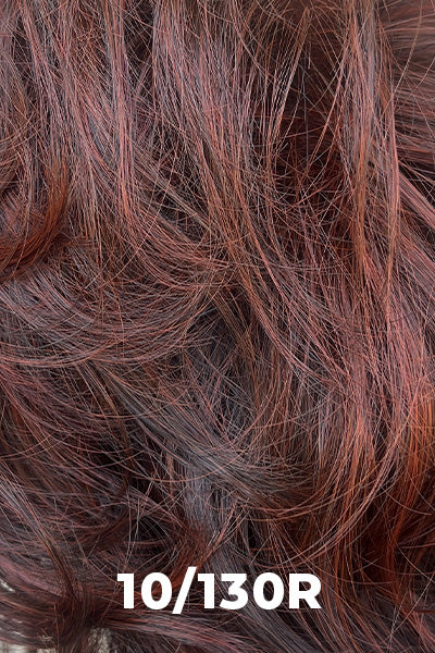 TressAllure Wigs - Short Shag (VC1211) - 10/130R. Bright Red Rooted Medium Brown.