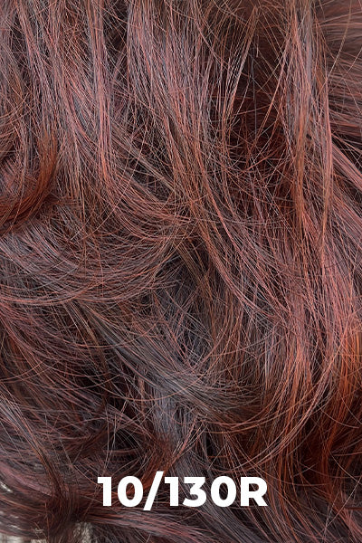 TressAllure - Synthetic Colors - 10/130R. Bright Red Rooted Medium Brown.