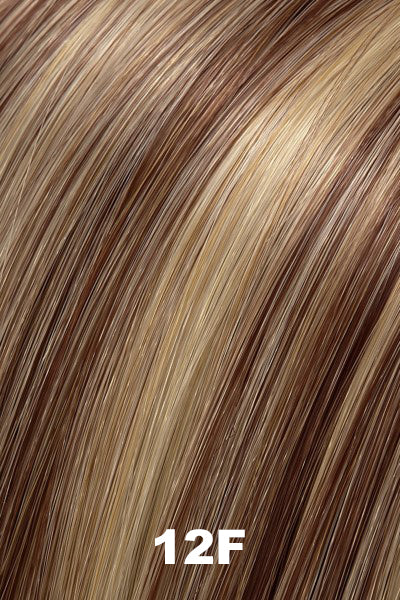 EasiHair wigs - EasiWrap Mini (#937) - 12F (Pecan Praline). Lt Gold Brown with more noticeable highlights.