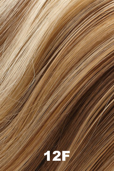 EasiHair - Synthetic Colors - 12F (Pecan Praline). Lt Gold Brown with more noticeable highlights.