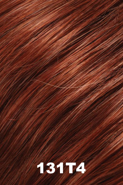 Jon Renau - Synthetic Colors - 131T4 (Brandy). Dk Brown & Med Red Blend w/ Med Red Tips.