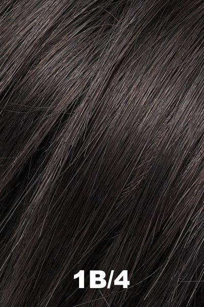 EasiHair - Synthetic Colors - 1B/4 (Nutty Fudge). Soft Black and Dark Brown blend.