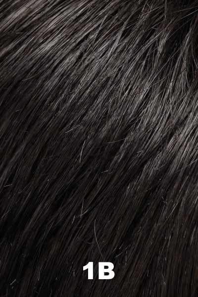Jon Renau - Human Hair Colors - 1B (Hot Fudge). Soft Black.