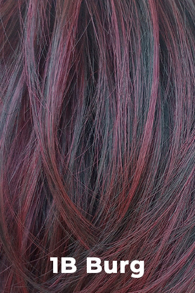 TressAllure - Synthetic Colors - 1B/Burg. Black with Burgundy.