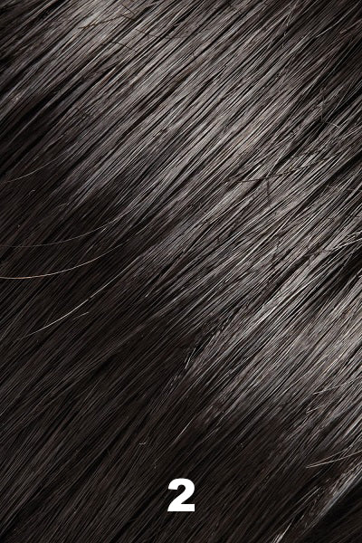 Jon Renau - Human Hair Colors - 2 (Chocolate Souffle). Black/Brown Blend.