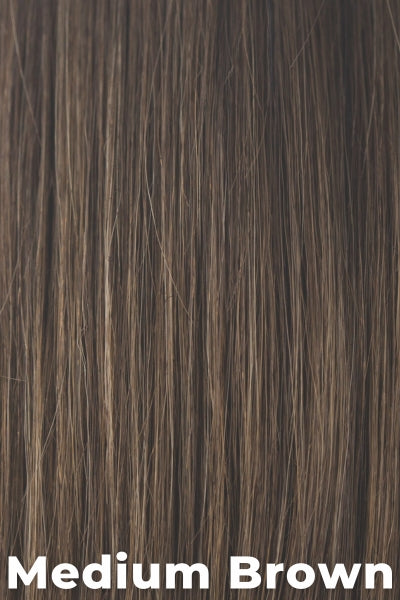 Amore Toppers - Medium Wavy TP Mono (#774) - Medium Brown. Neutral Medium Brown (6+8).