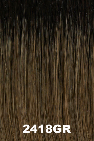 Henry Margu - Candace (#2492) - 2418GR. Medium Ash Brown w/ subtle Dark Gold highlights and Gradient Root.