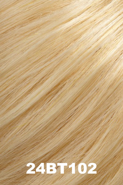 EasiHair - Synthetic Colors - 24BT102 (Banana Split). Lt Gold Blonde & Pale Natural Blonde Blend w/ Pale Natural Blonde Tips.