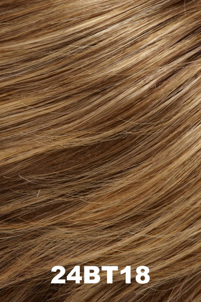 EasiHair wigs - EasiWrap Mini (#937) - 24BT18 (Éclair). Dk Natural Ash Blonde & Lt Gold Blonde Blend w/ Lt Gold Blonde Tips.
