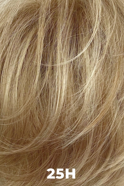 Color Swatch 25H for Henry Margu Wig Brie (#4526). Warm blonde base with muted red blonde highlights.