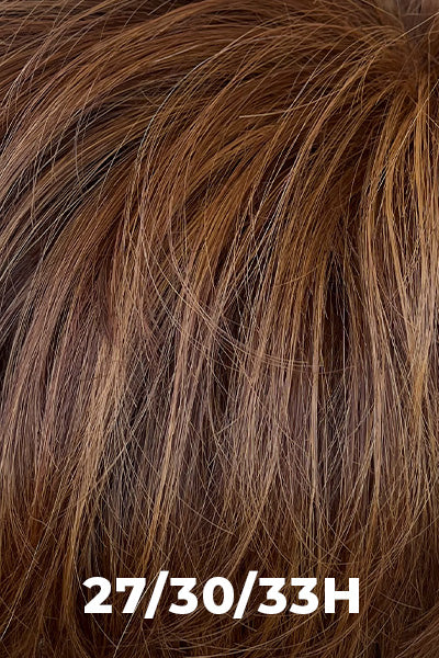 TressAllure Wigs - Short Shag (VC1211) - 27/30/33H. Auburn Blend Highlighted.