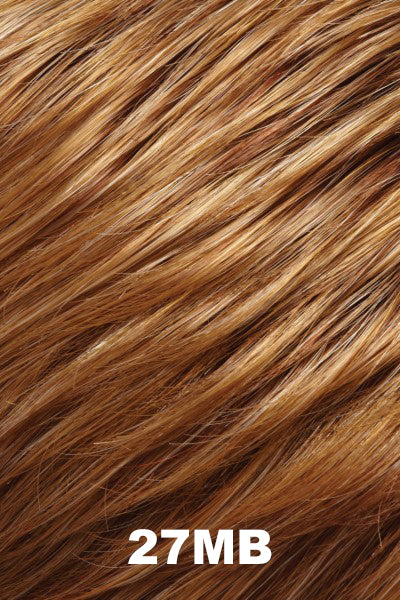 Jon Renau - Human Hair Colors - 27MB (Strawberry Shortcake). Med Red-Gold Blond Blend.