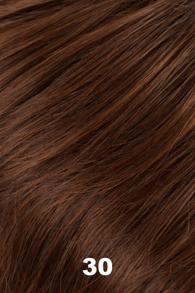 Color 30 for Tony of Beverly wig Dion.  Red auburn with brown undertones.