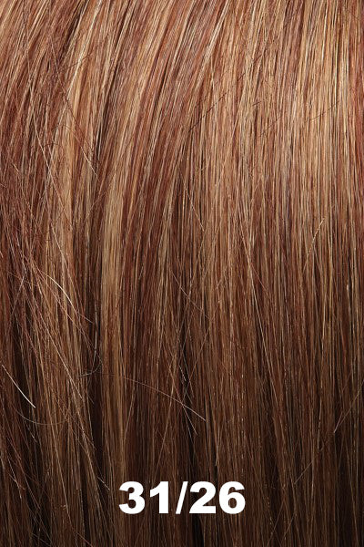 Jon Renau - Human Hair Colors - 31/26 (Maple Syrup). Med Natural Red Brown and Med Red-Gold Blonde Blend.