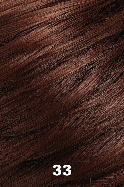 Jon Renau - Human Hair Colors - 33 (Boysenberry Treat). Med Natural Red.
