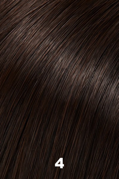 EasiHair wigs - EasiWrap Mini (#937) - 4 (Brownie Finale). Dark Brown.