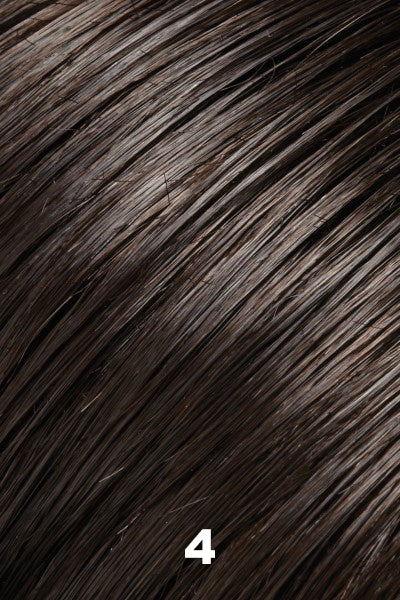 EasiHair - Human Hair Colors - 4 (Brownie Finale). Dk Brown.