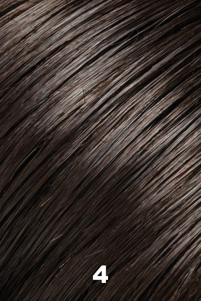 EasiHair Extensions - EasiPony Medium Wavy HD (923) - 4 (Brownie Finale). Dark Brown.