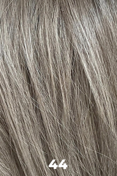 Color Swatch 44 for Henry Margu Wig Farrah (#4756). Darkest brown with cool undertones and 50% grey blend.