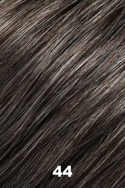 EasiHair - Synthetic Colors - 44 (Marble Fudge). Pure White w/ 35% Dk Natural Brown.