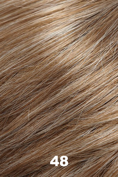 EasiHair - Synthetic Colors - 48 (Apple Strudel). Pure White w/ 25% Lt Natural Gold Brown.