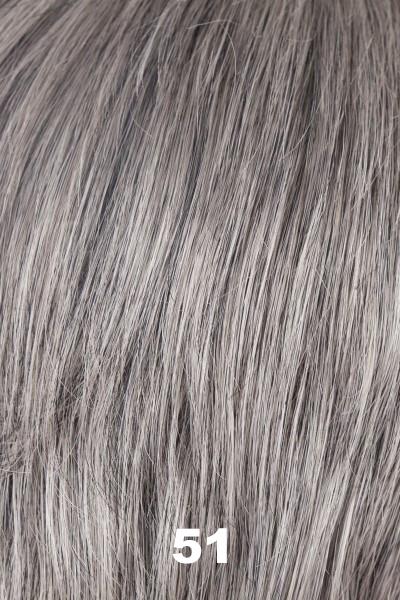 Noriko - Synthetic Colors - 51. Mostly Gray blended with Medium Brown.