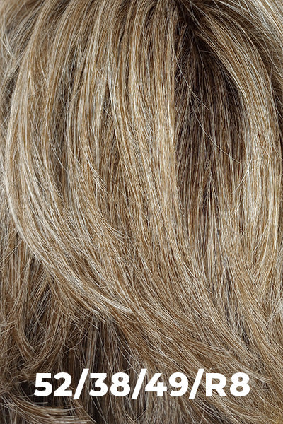 TressAllure Wigs - Short Shag (VC1211) - 52/38/49/R8. 3 Tone Grey Rooted Brown.