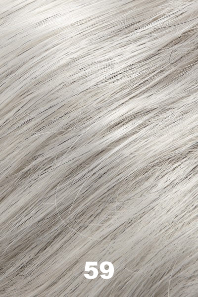 Jon Renau - Synthetic Colors - 59 (Baked Alaska). Pure White w/ 5% Dk Brown.