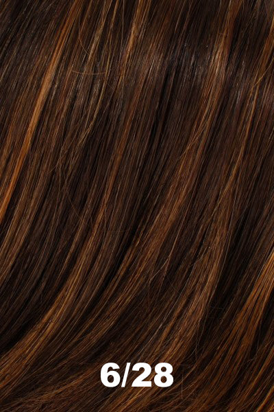 Tony or Beverly - Synthetic Colors - 6/28. Medium brown with light auburn highlights.