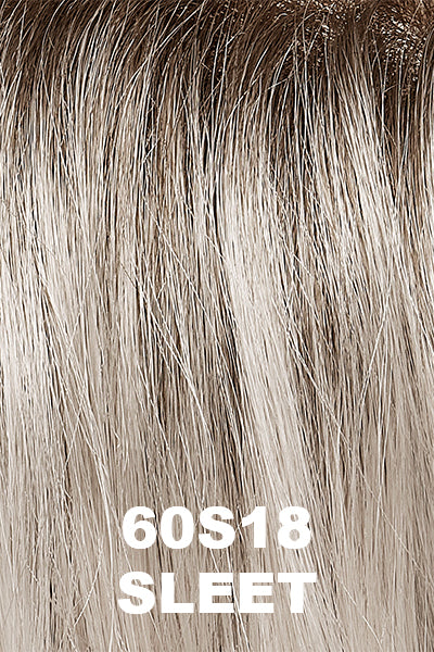 Jon Renau - Shaded Synthetic Colors - 60S18 (Sleet). A luminescent platinum.
