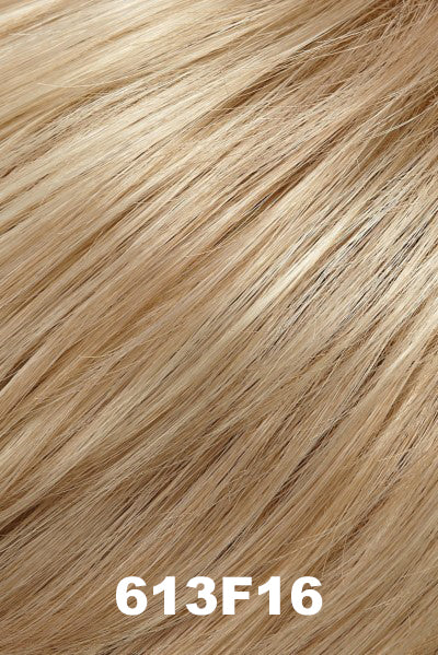 Jon Renau - Synthetic Colors - 613F16 (Cheesecake). Pale Natural Gold Blonde & Lt Natural Blonde Blend w/ Lt Natural Gold Blonde Nape.