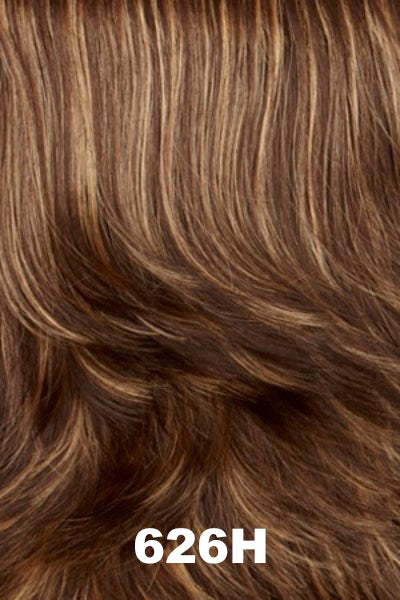 Henry Margu Wigs - Paris (#6002) - 626H. Dark Brown w/ Golden Blonde highlights.