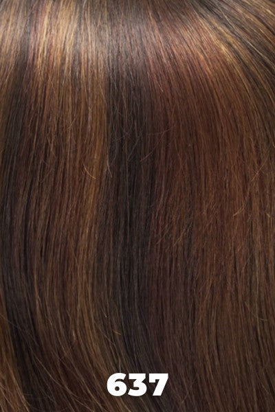 Color 637 for Fair Fashion wig Alexis Human Hair (#3105).