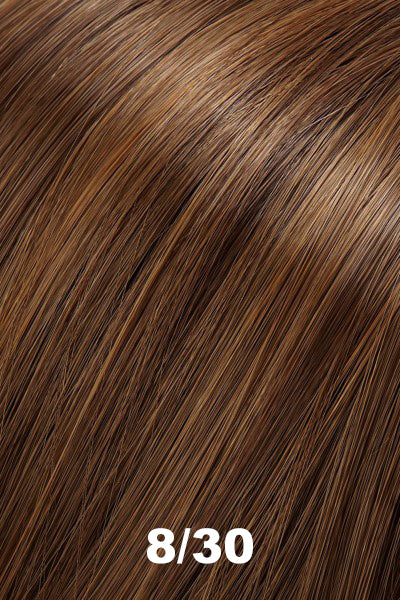 EasiHair wigs - EasiWrap Mini (#937) - 8/30 (Cocoa Twist). Med Brown & Med Red-Gold Blend.