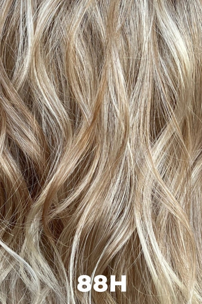 Color Swatch 88H for Henry Margu Wig Trish (#4513). Dark golden blonde with red tones and light beige blonde highlights.