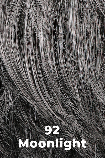 Jon Renau - Synthetic Colors - 92 (Moonlight). Cool light grey front that seamlessly blends to a deeper grey towards the nape.