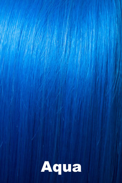 Tony or Beverly - Synthetic Colors - Aqua. Bright blue.