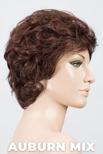 Ellen Wille Wigs - City - Auburn Mix Petite/Average. Dark Auburn, Bright Copper Red, and Warm Medium Brown Blend.