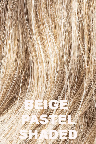Ellen Wille - Shaded Synthetic Colors - Beige Pastel Shaded. Pearl Platinum Blonde, Dark Strawberry Blonde, and Pearl White Blonde Mix with Shaded Roots.