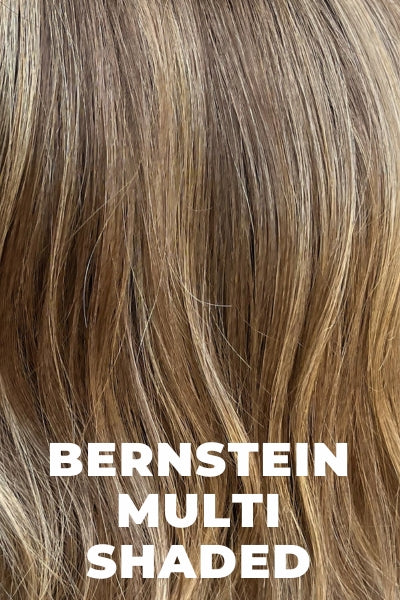 Ellen Wille - Shaded Synthetic Colors - Bernstein Multi Shaded. Light Brown with Medium Honey Blonde and Dark Strawberry Blonde Blend with Dark Roots.