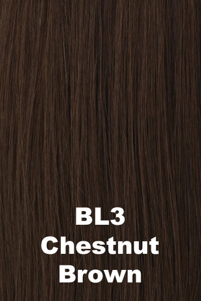 Raquel Welch - Human Hair Colors - Chestnut Brown (BL3).  Medium Dark Brown. 