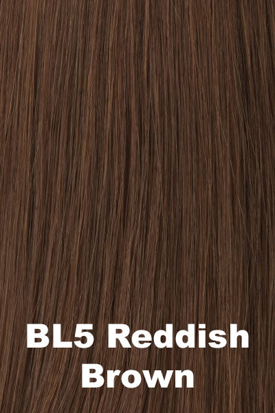 Raquel Welch - Human Hair Colors - Reddish Brown (BL5). Medium Brown mixed with medium Red. 