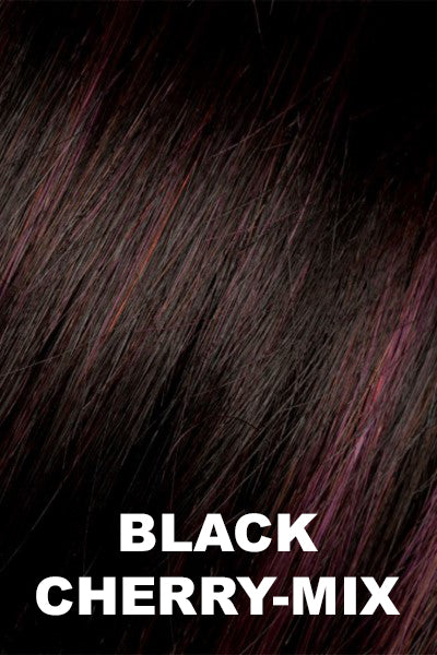 Ellen Wille - Synthetic Mix Colors - Black Cherry Mix. Jet Black base with Plum highlights.