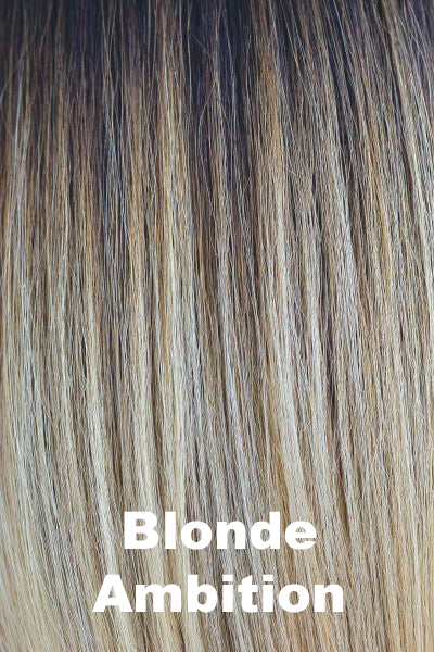 Orchid - Synthetic Colors - Blonde Ambition. A chocolate root blending into a butterscotch blond and finally melting into cream, gold and champagne blonds.
