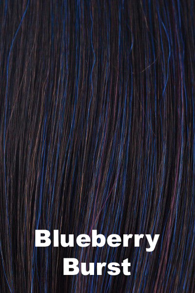 Noriko - Synthetic Colors - Blueberry Burst. A Dark Brown base with an even blend of Dark Blue and Dark Purple highlights.