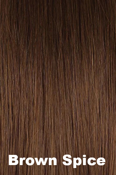 Amore - Human Hair Colors - Brown Spice. Blend of dark brown and medium warm brown.