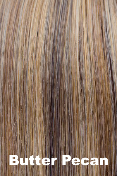 Noriko - Shaded Synthetic Colors - Butter Pecan-R. Shadowed Roots on Blend of 140 and Butterscotch w/ Toasted Brown (10) Lowlights.