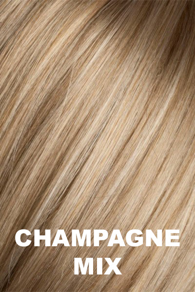Ellen Wille - Human Hair Colors - Champagne Mix. Light Beige Blonde, Medium Honey Blonde, and Platinum Blonde Blend.