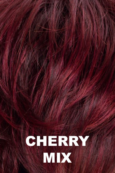 Ellen Wille - Synthetic Mix Colors - Cherry Mix. Dark brown base, dark burgundy Red, and Bright Cherry Blend.