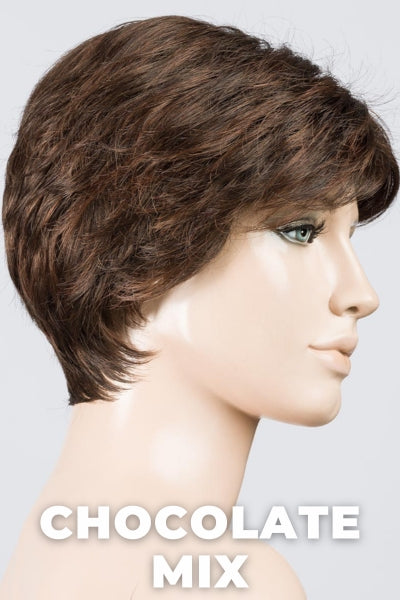 Ellen Wille - Synthetic Mix Colors - Chocolate Mix. Medium to Dark Brown Base with Light Reddish Brown Highlights.